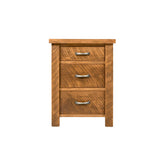 Edgewood Straight Edge 3 Drawer Nightstand